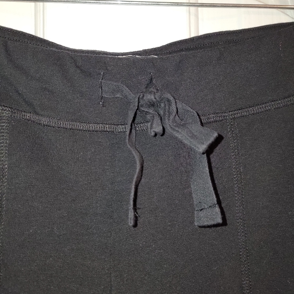 Soma Black Wide Leg Pull-On Lounge Pants - Picture 3 of 4